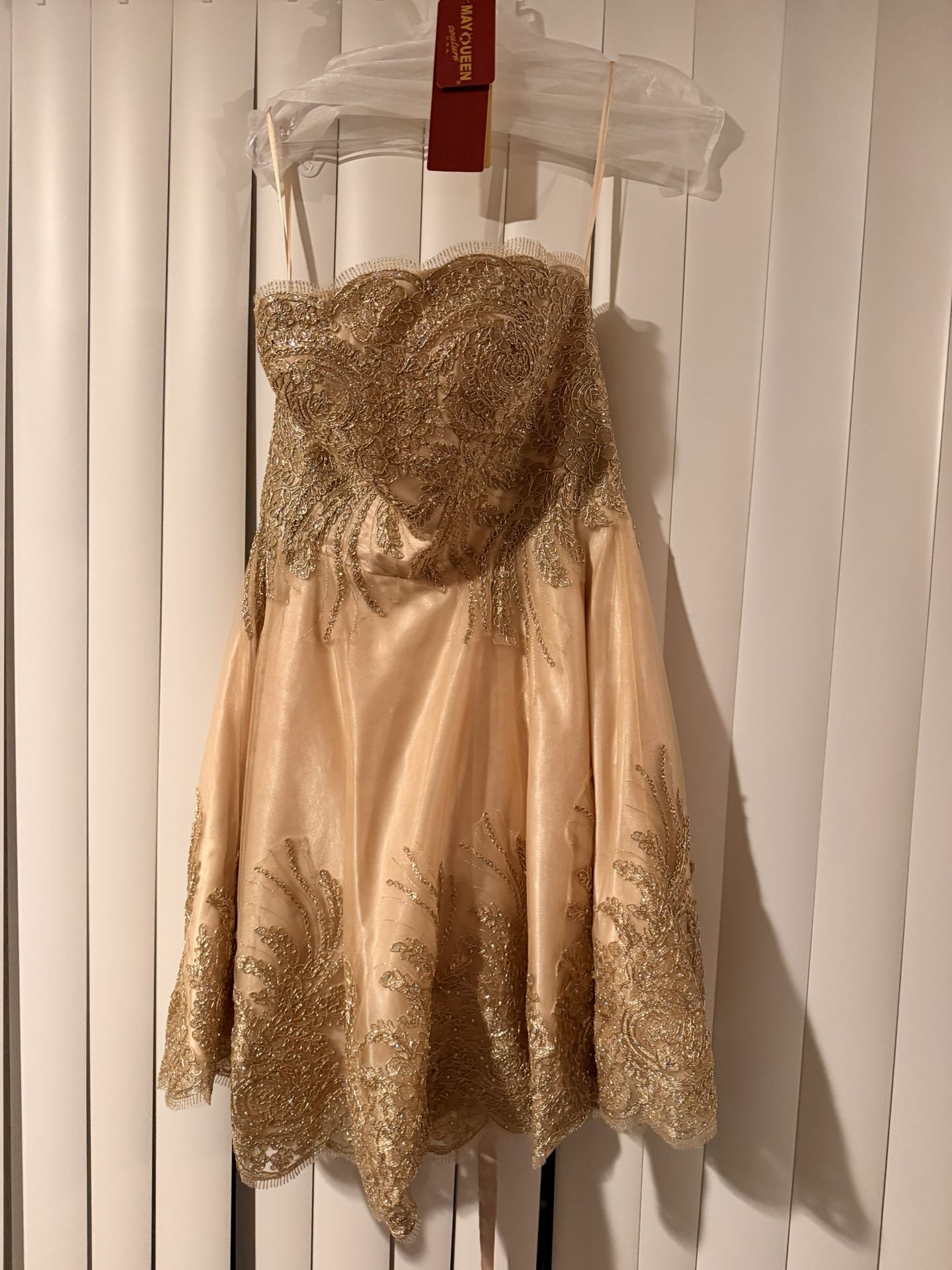 Gold Dama/Bridesmaid dress