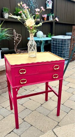 LOVELY TWO DRAWER TABLE