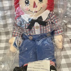 Raggedy Andy  17" Doll 