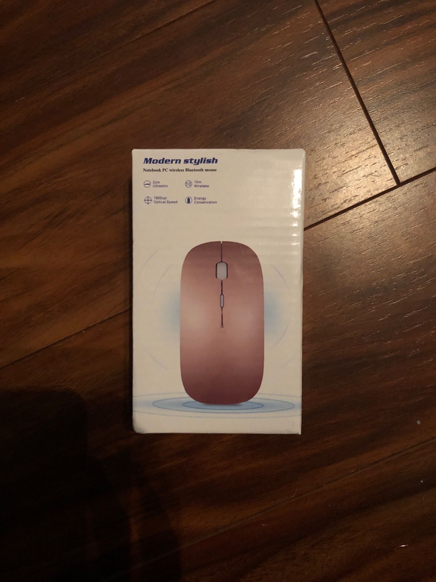 Pink/rose gold computer mouse