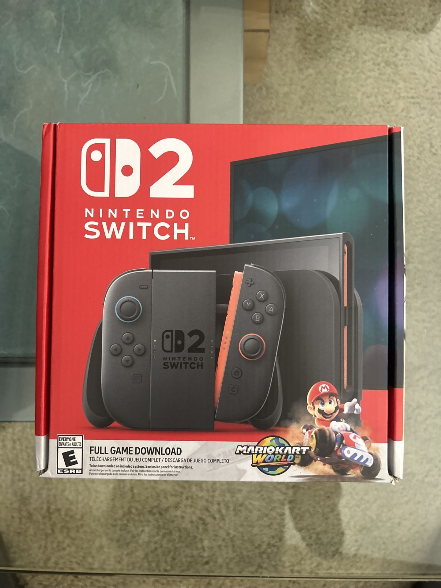 Nintendo Switch 2 Mario Kart Bundle In Hand!