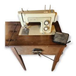 Sears Kenmore Model 5186 Sewing Machine Folding Desk with Foot Pedal BEST OFFER