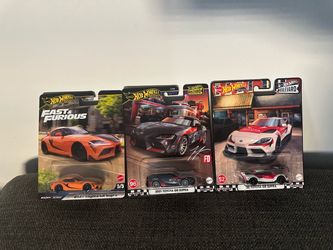 Hot wheels premium Supras