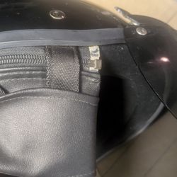 Black Full Face DOT Helmet (with shield)