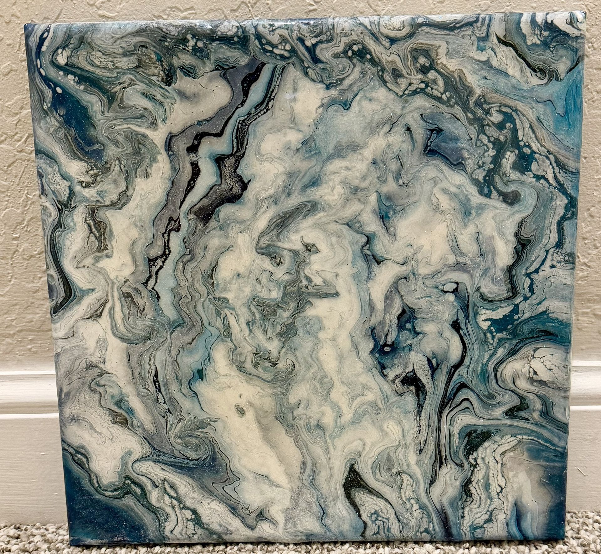 Resin Art 12” x 12”