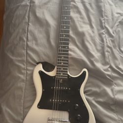 Vintage White Harmony Electric Guitar 