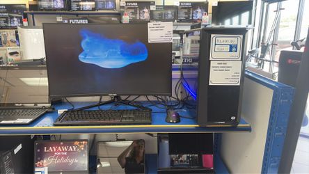 Cyberpower Gaming  Computer with Viotek Computer Monitor