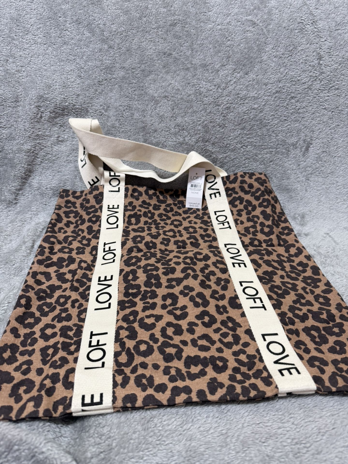 Ann Taylor Loft New Leopard Tote bag  Still with tag