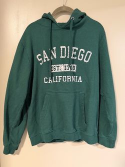 San Diego California Graphic Hoodie medium men
