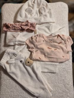 NEW! Carter's Baby Girl Clothing Bundle, 3 Mo