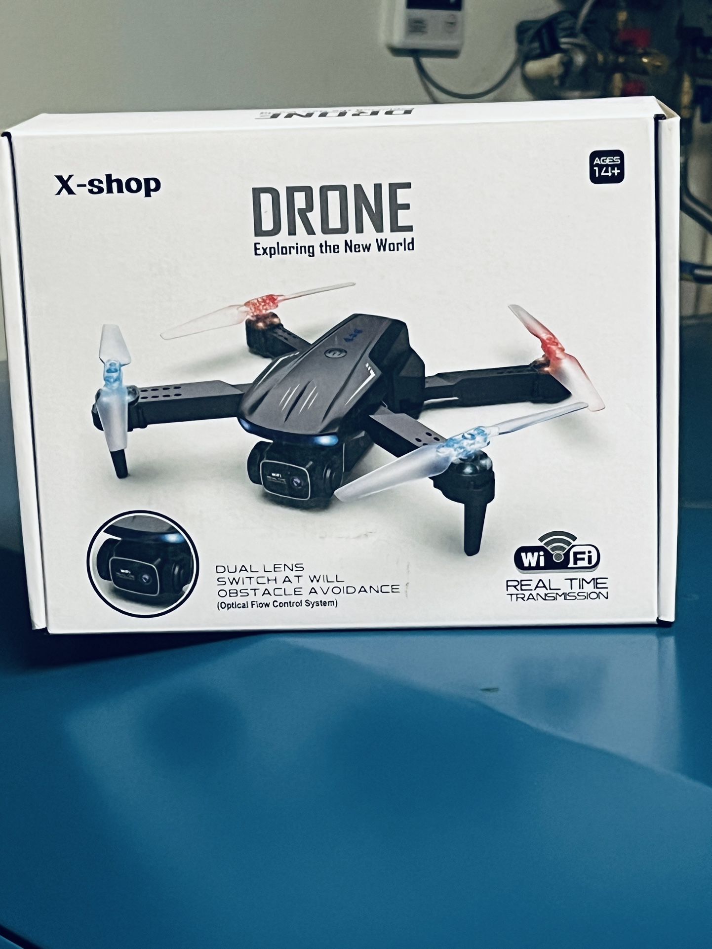   Brand new Drone with REAL WIFI TRANSMISSION Camera 1080P HD, FPV Drones with 2 Batteries,