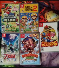 Nintendo switch games, $45 each