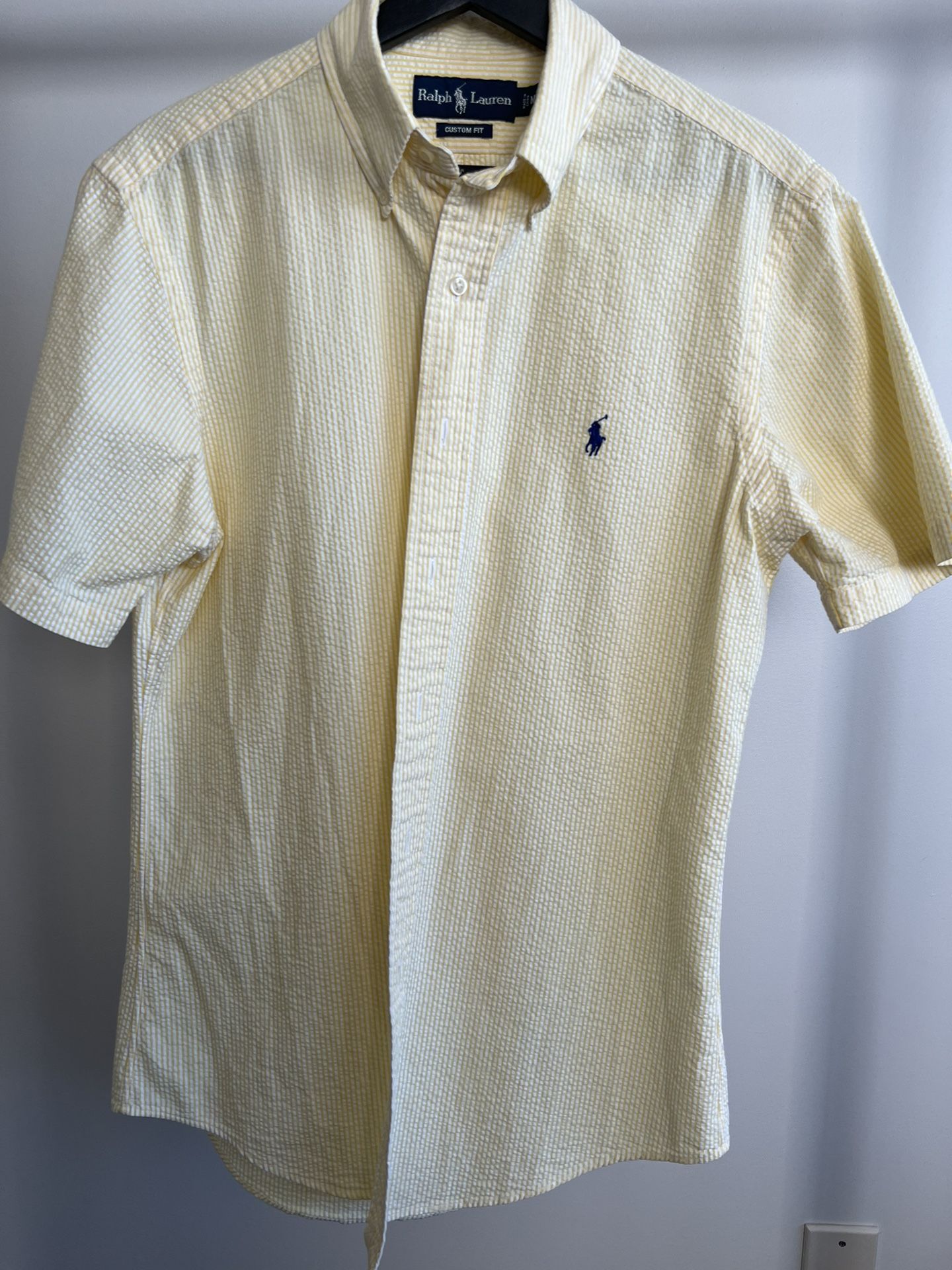 Polo Ralph Lauren Yellow Seersucker Shirt
