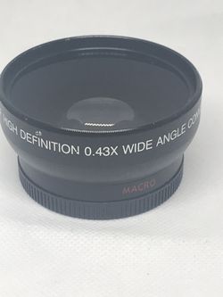 Wide Angle - Camera lens .45 / 58mm thread