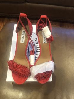 Steve Madden red heels