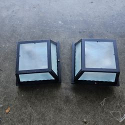 2 Outoor Ceiling Mount Light Fixtures