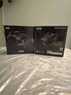2 Brand new SMS 4K Drones