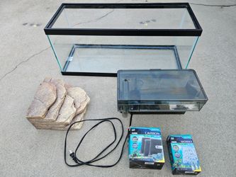 20 Gallon Aquarium with extras