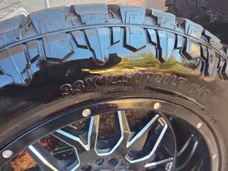 (3) 20 inch rims and tires