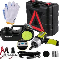 VEVOR Electric Car Jack 5 Ton Car Jack Hvdraulic with Electric Impact Wrench