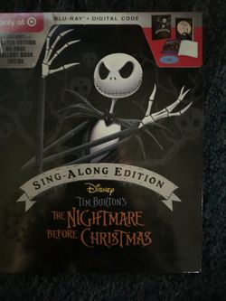 Nightmare Before Christmas sing along edition blu ray