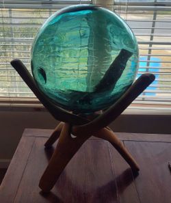 VERY RARE EXTRA LARGE GLASS JAPANESE FISHERMAN'S FLOAT