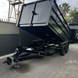 Scissor Lift Dump Trailer