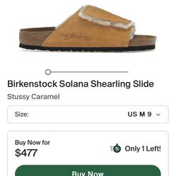 Birkenstock x Stussy Slides