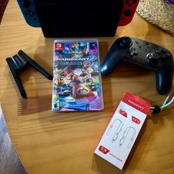 Switch 1 W/Mario Kart and Pro Controller 