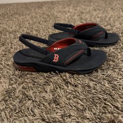 Kids Reef Sandals. Boston Red Sox. Size 11/12
