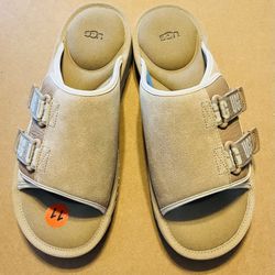 UGG Goldencoast Strap Slide Sand Suede Sandals - Men Size 11 - 1142730- NEW