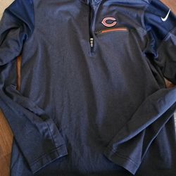 NIKE CHICAGO BEARS MENS PULLOVER MEDIUM 