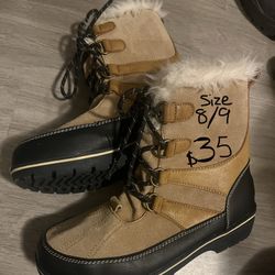 Snow Boots Size 8/9  NEW.   30$ Pick Up Dtla Near Union Station 