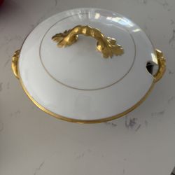 Beautiful Antique Porcelain Set of Schwarzburg and Theodore Haviland Serving Dishes