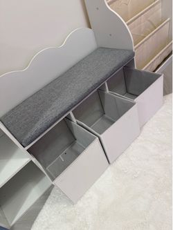 Amazon Kids Bench and Book Shelf