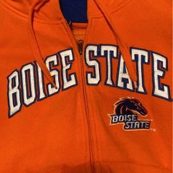 Boise State Zip Up Hoodie  XL