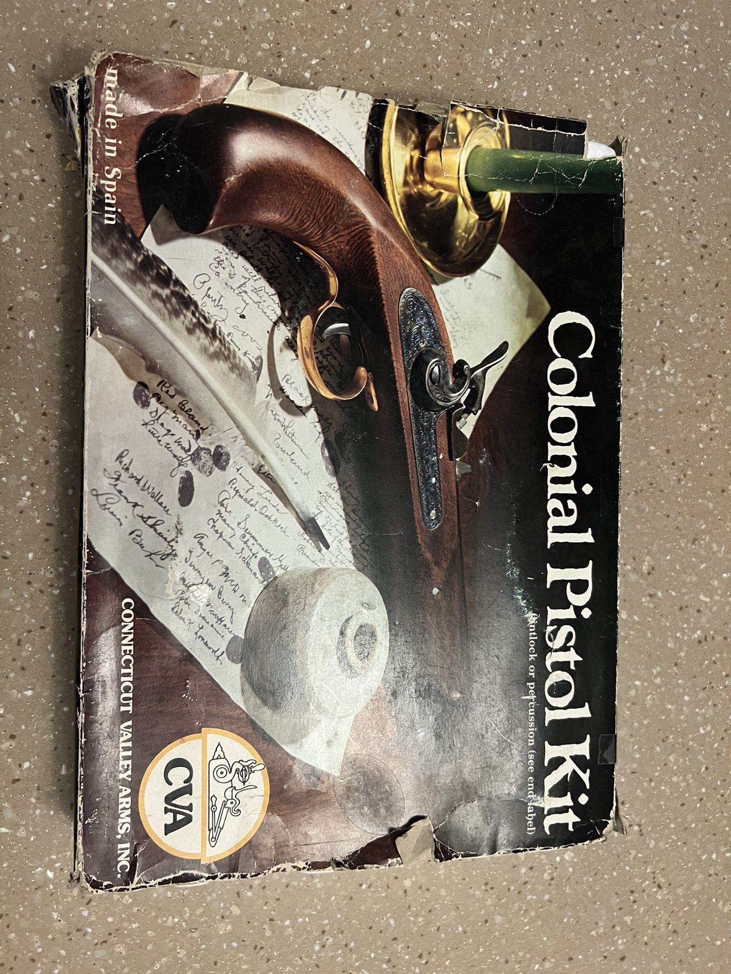 Vintage 70’s CVA Colonial Black powder pistol kit