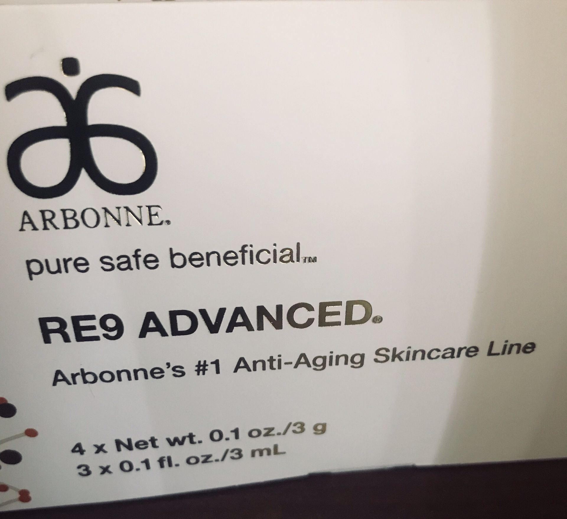 Arbonne RE9 Advance anti-aging skincare
