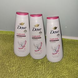 3 Dove Replenish 20oz Dragon Fruit + Coconut Cream