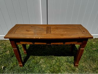 Pier 1 Sofa Table solid wood
