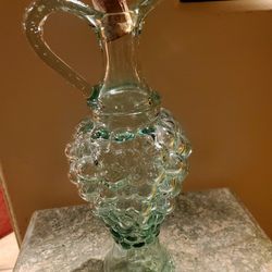 Old Jug Thick Glass Decanter 