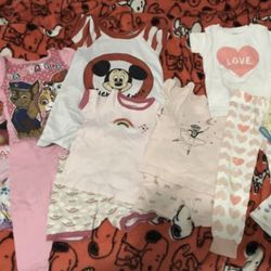 Toddler Girl Pajamas Size 4