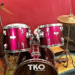 Drum Set 5pc Complete Set 
