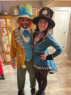 $25 Each Halloween Costumes Mad Hatter Male L, Female M