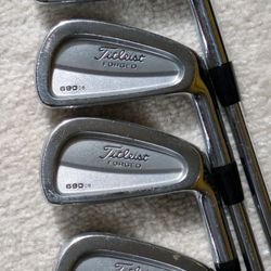 Titleist 690 Cavity Back Forged Iron Set 3-PW! Great Shape, RH, 8 Irons Total!