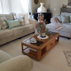 Coffee Table & 2 End Tables