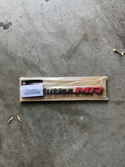 OEM Evo 8 MR Badge