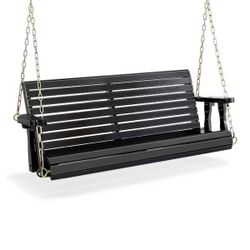 Swing with Adjustable Chains and Treated PU-Painted Surface, Support Up to 880 lbs. brand new in box $115 F26