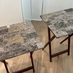 2 Set Of Foldable Tables 