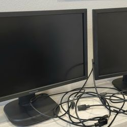 Viewsonic Monitors With Cords ($20 Each)